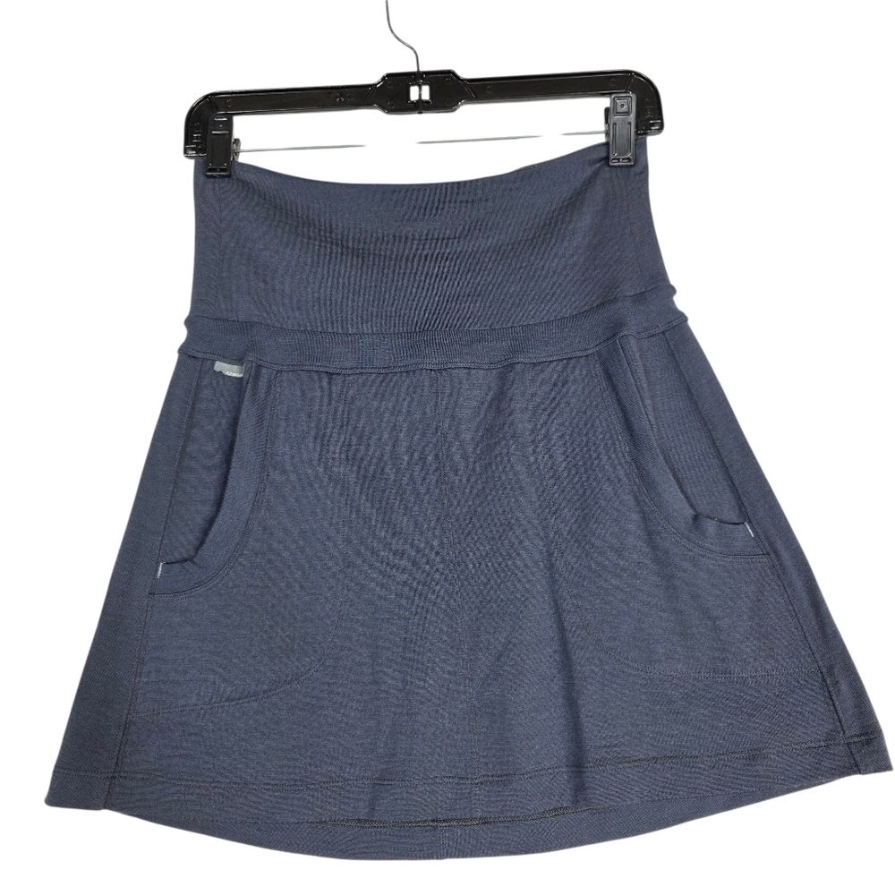 Icebreaker merino wool  Dark Blue Skater Skirt